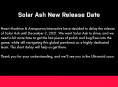 Solar Ash foi adiado para dezembro
